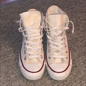 High Top White Converse